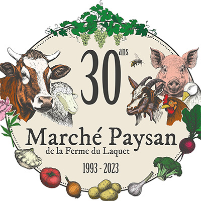 Logo du marché paysan de la ferme du Laquet
